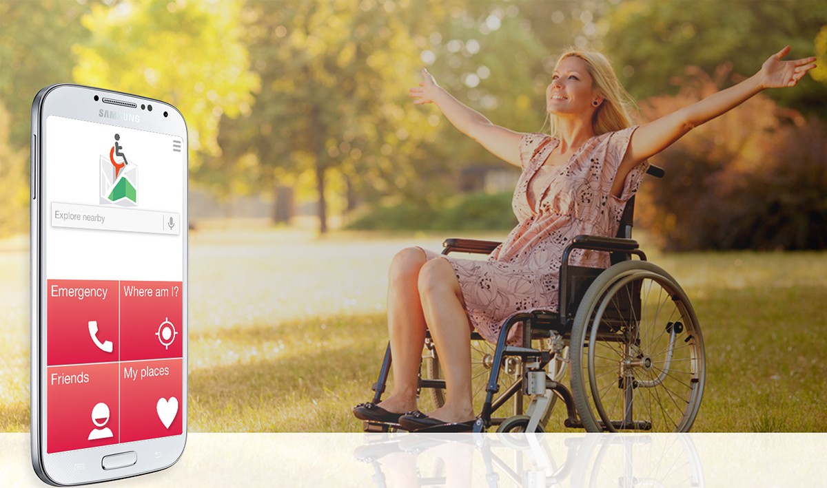 disability handicap UI ux android Mobile app