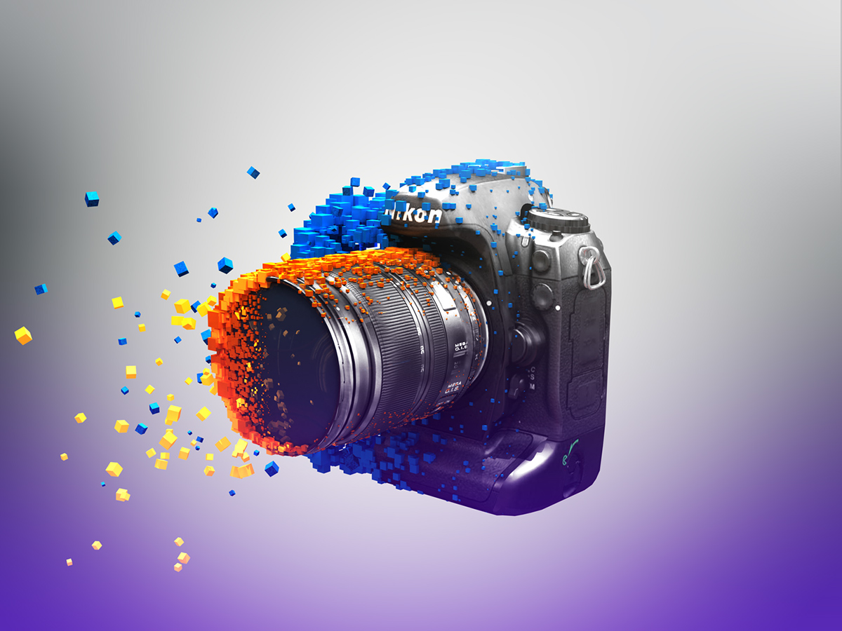 graphics Nikon 3d animation