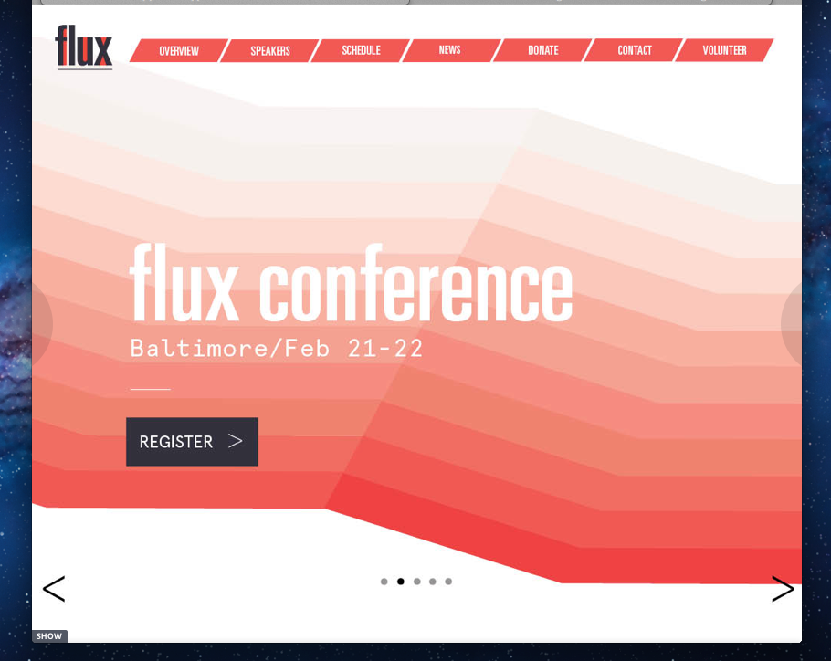 flux pink transitions conference color MICA