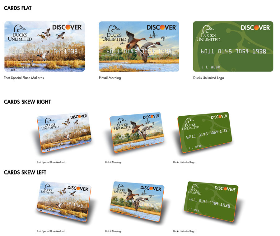Ducks Unlimited Discover Credit Card On Behance