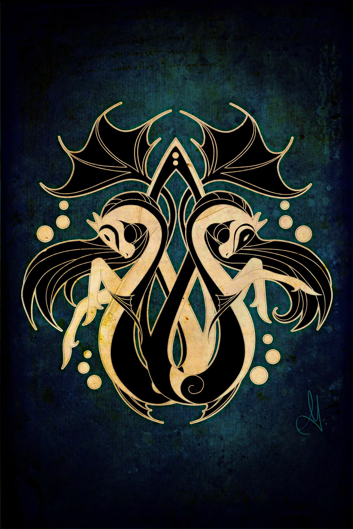 Celtic culture Digital Art  ILLUSTRATION  kelpie kelpies Mythological Creature mythology Sea horses