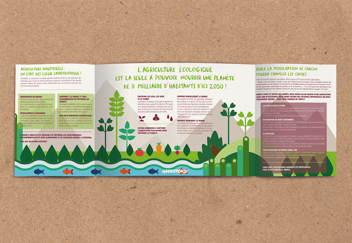 brochure organic paper Seeded Paper handmade Organic Agriculture sustainable agriculture Layout leaflet