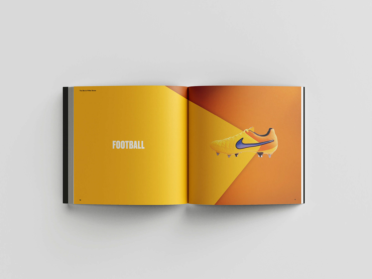 Nike Nikefootball nikebasketball nikeskateboarding book design publication Ronaldo kobe football NikeSB basketball ux UI Layout
