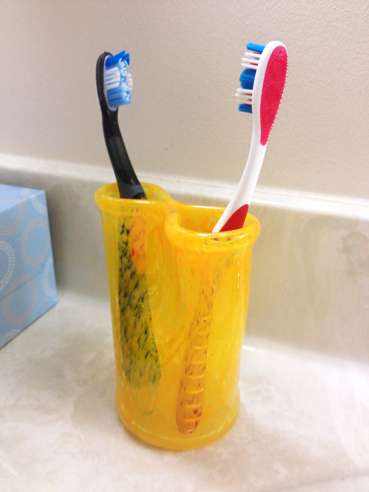 toothbrush holder bethroom glass hotglass prototype toothbrush