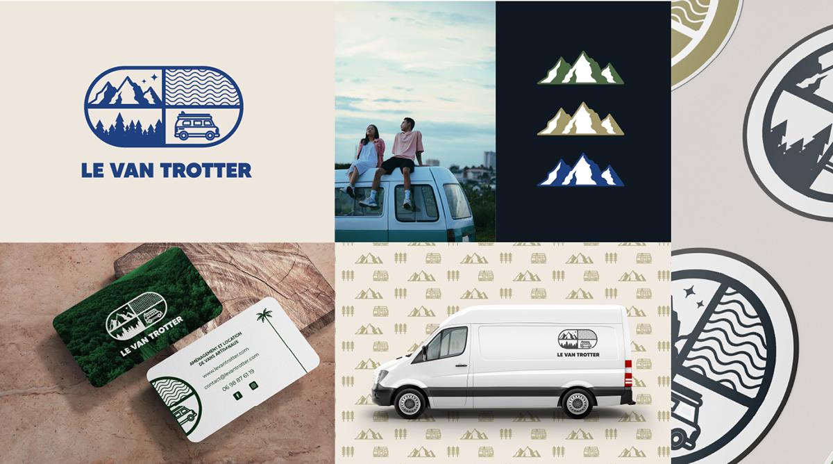 brand brand identity branding  identity Logotype Outdoor Vans visual identity