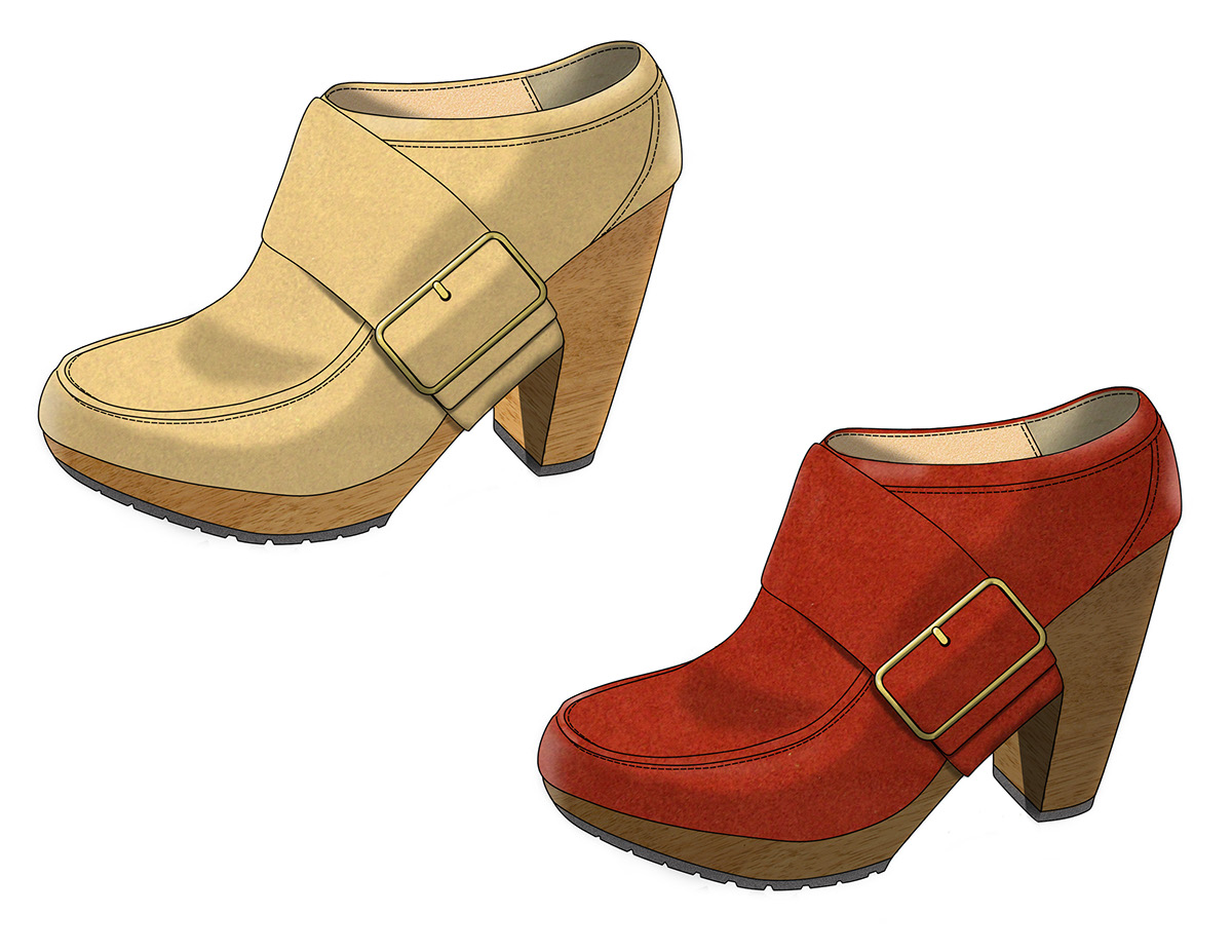 Adobe Portfolio footwear  shoes heels  leather women shoes leather