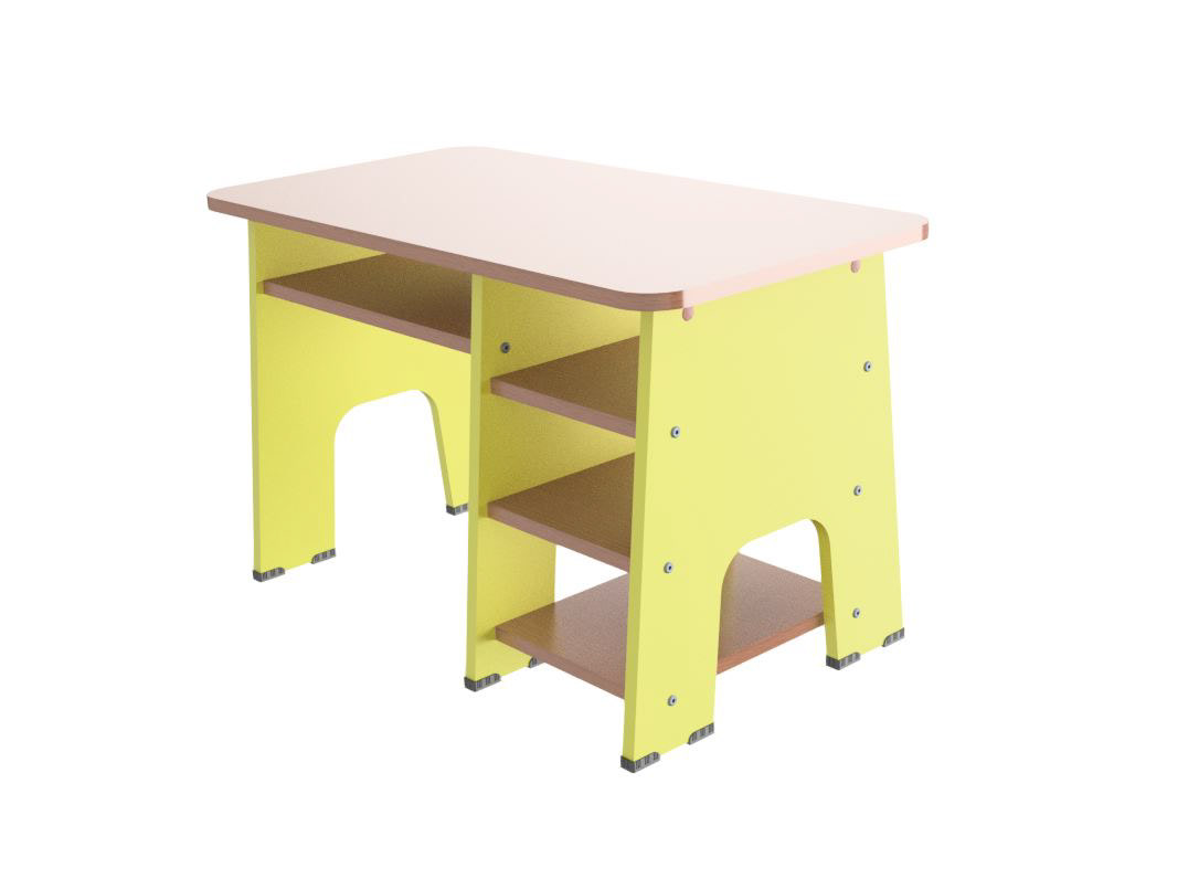 3D Carpentry design desk furniture Joinery plans Project Render wood