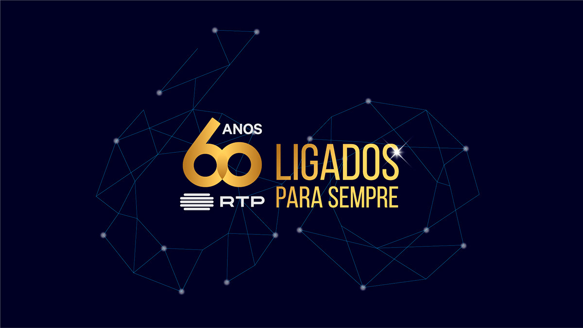 RTP 60 ANOS 60 ANOS RTP EVENTO RTP EVENTOS RTP design Events graphic design  Key Visuals tv