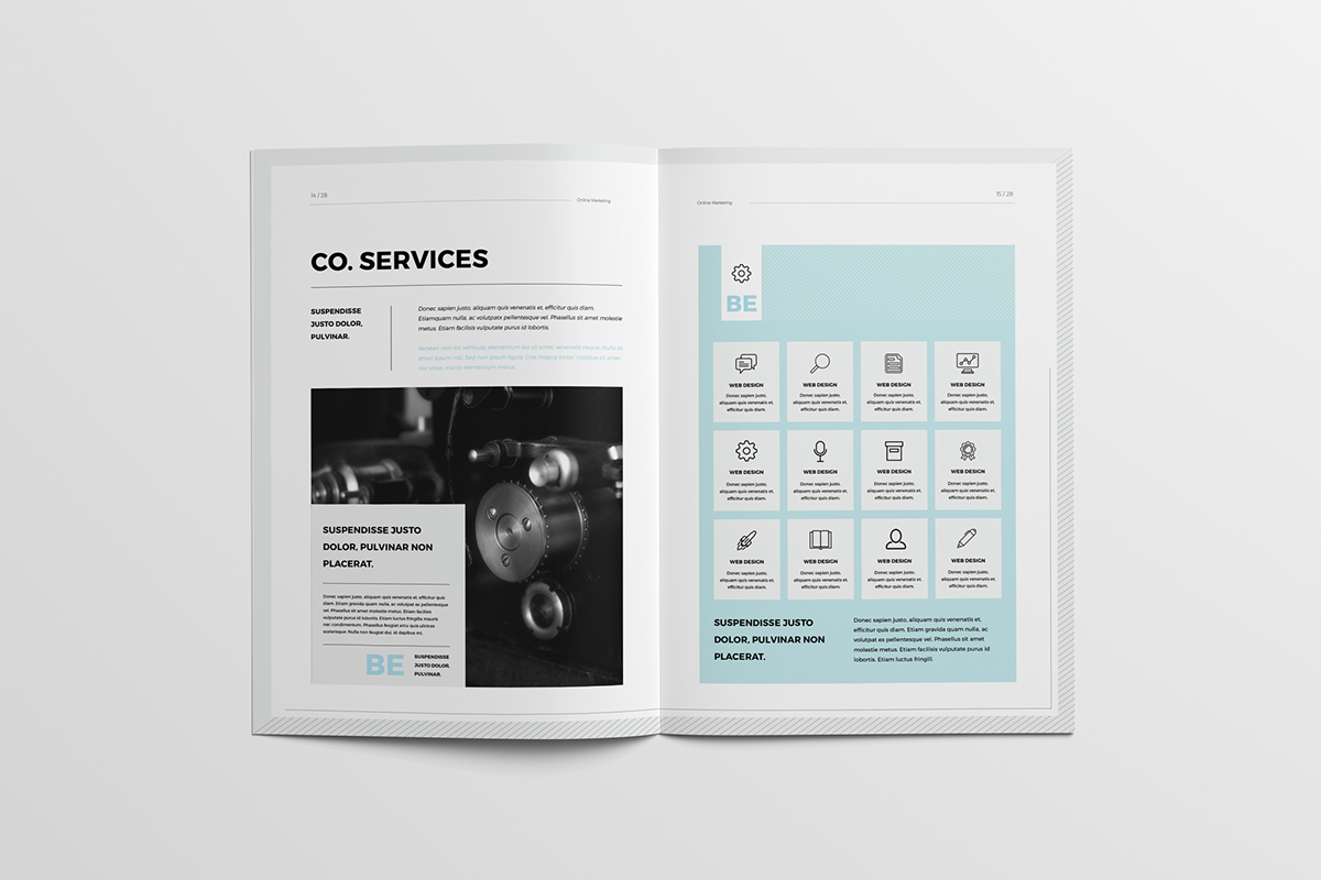 a4 ANNUAL report template business Charts clean CMYK corporate Customize easy to change color idml indd InDesign infographics