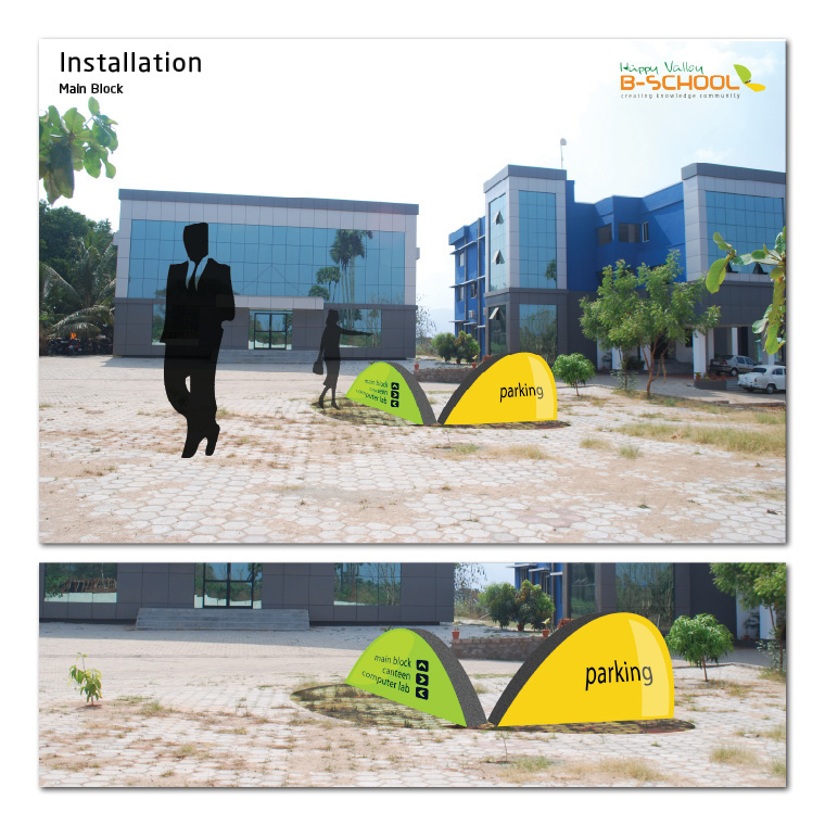 signage & way finding system environmental graphics