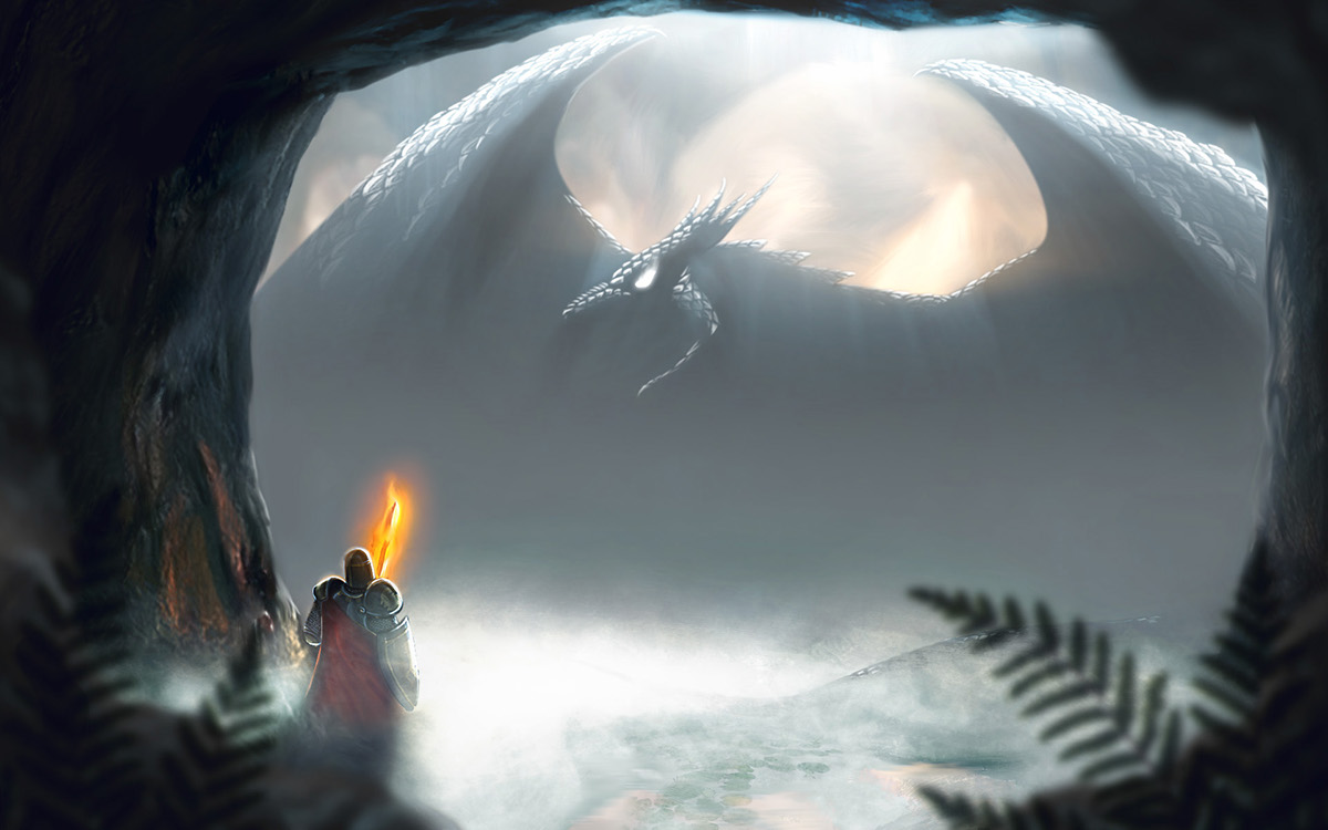 dragon warrior cave дракон Пещера воин