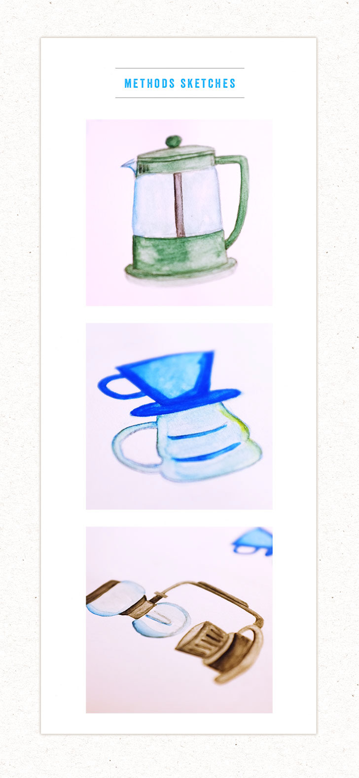Lanna Coffee Coffee websites watercolor lettering hand drawn china