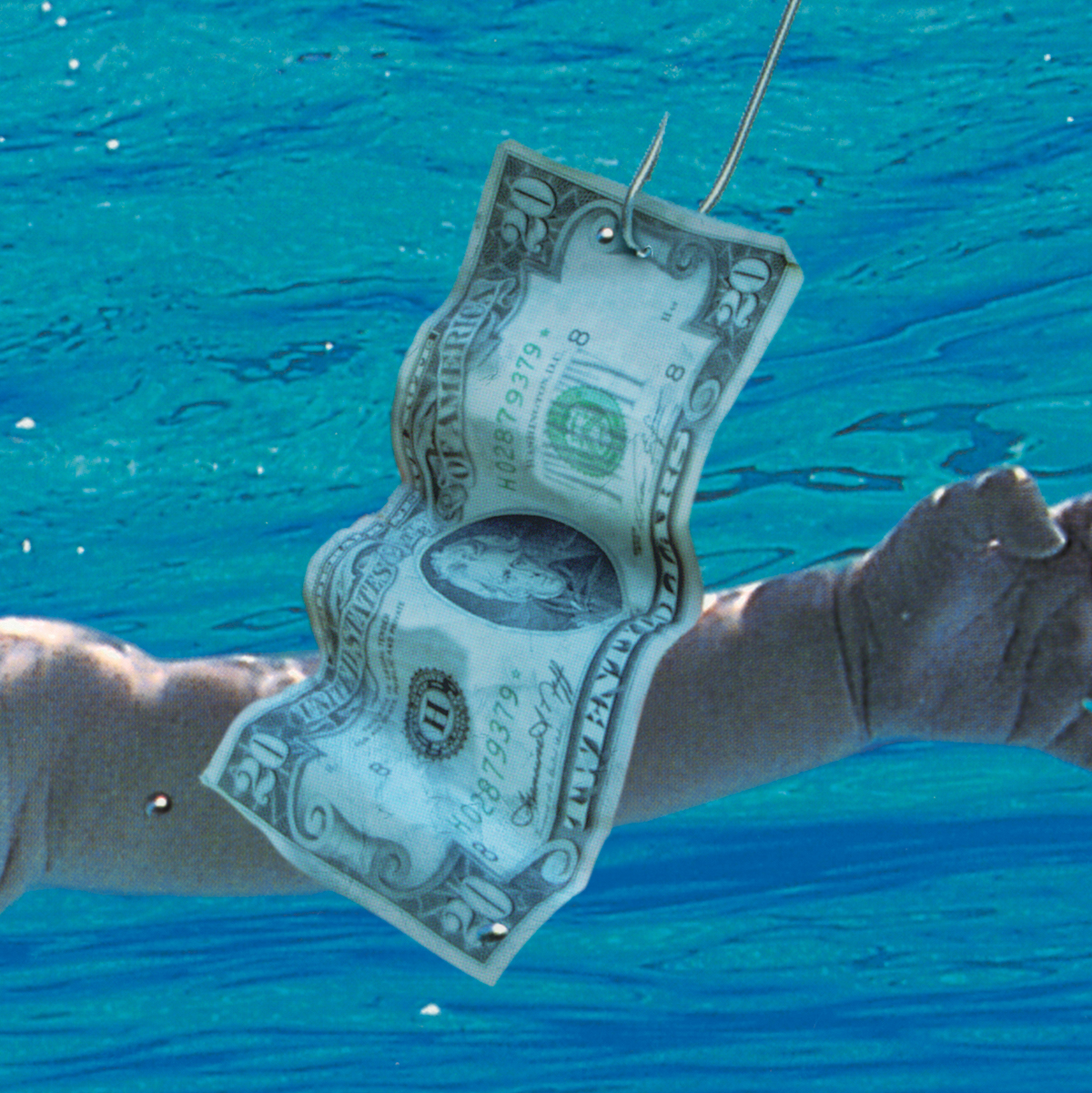 nirvana seattle grunge alternative kurt cobain rock n roll 90's album art album cover baby money water swimming