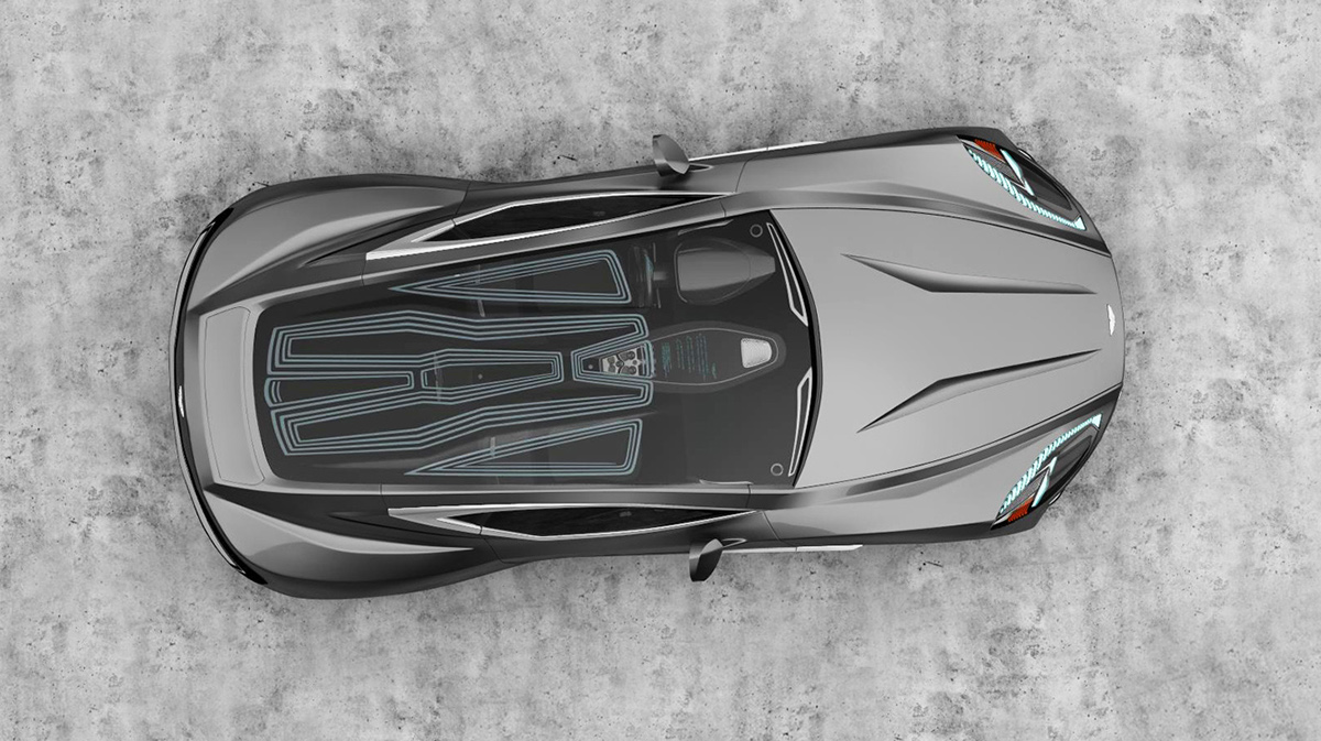 aston martin VIE GH concept electro eco friendly Solar Panels Hydrogen supercar sport beauty power soul freedom rules Technology