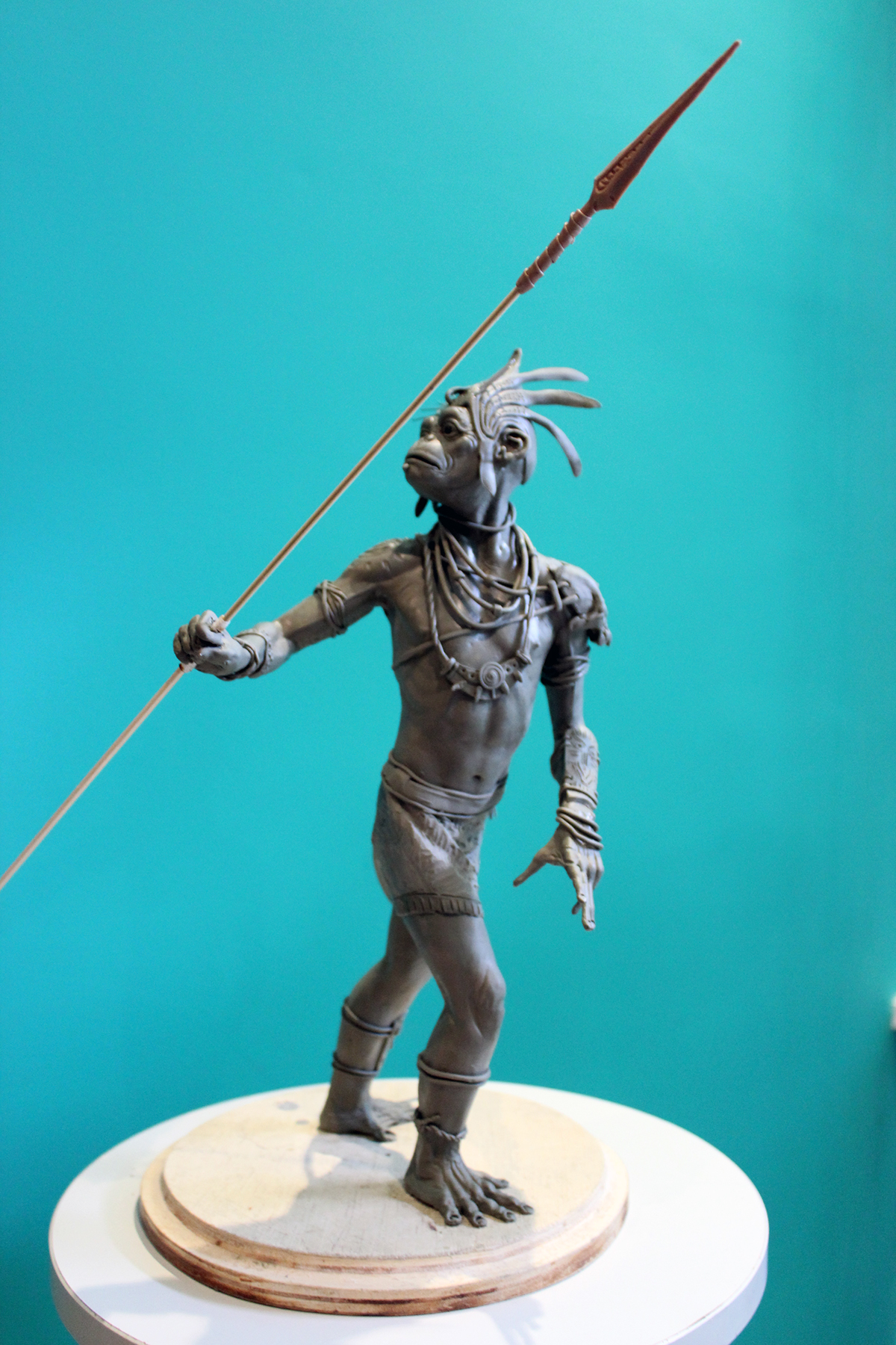 Monkey king clay medium Chavant sculpture arte art sculptor clay monkey Character design escultura Escultor