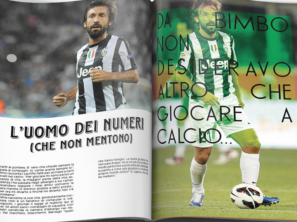 football calcio soccer magazine sport SerieA liga intervista futball delpiero editorial Ronaldo interview type season