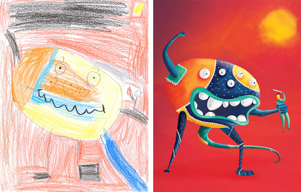 the monster project Austin texas atx creatures beasts Cartoons monster spooky Scary cute kids art