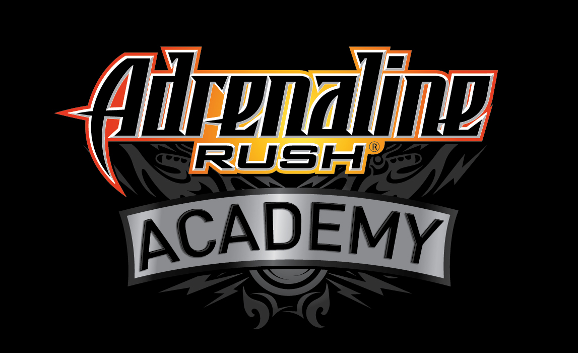 Logotype rush adrenaline academy