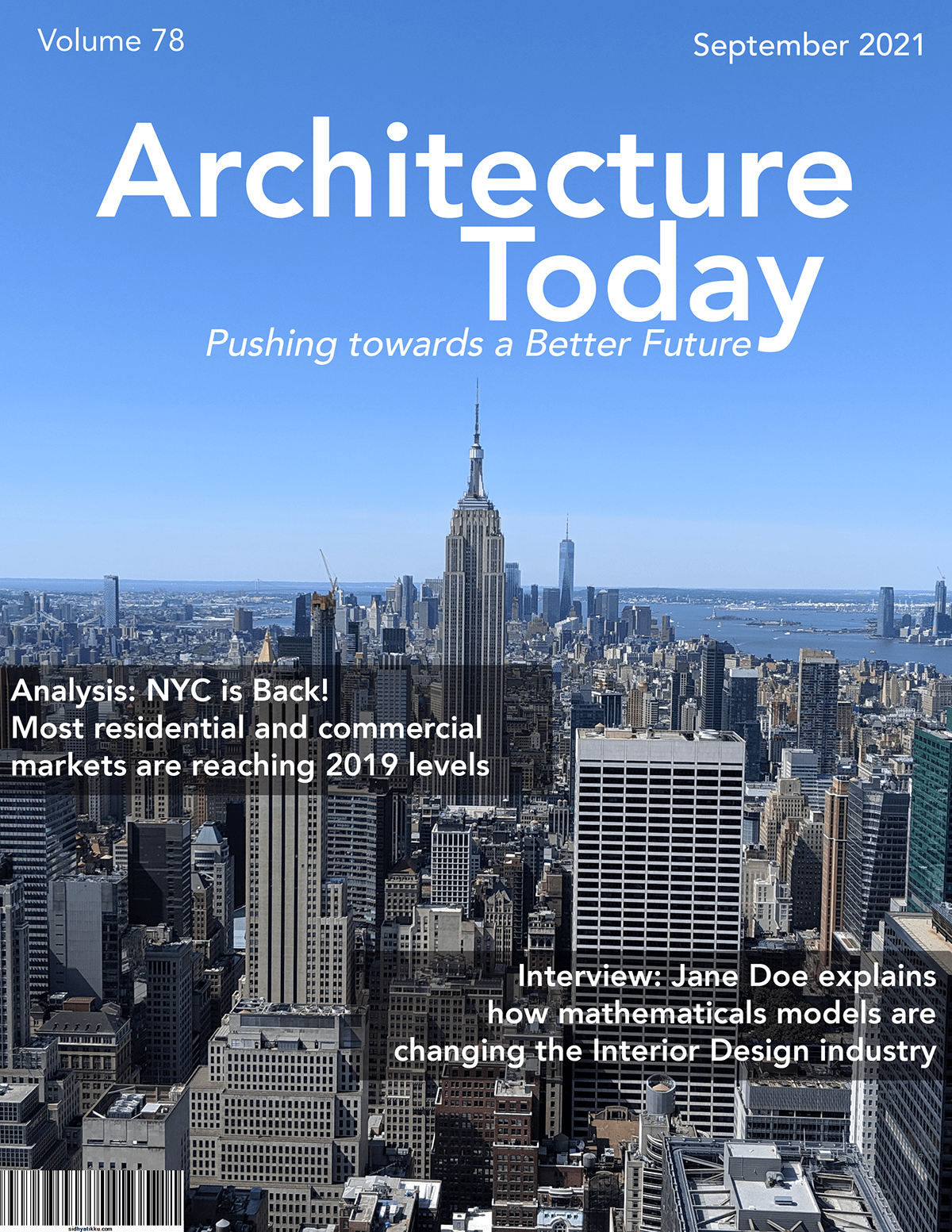 architecture editorial graphic design  magazine New York nyc Photography  print