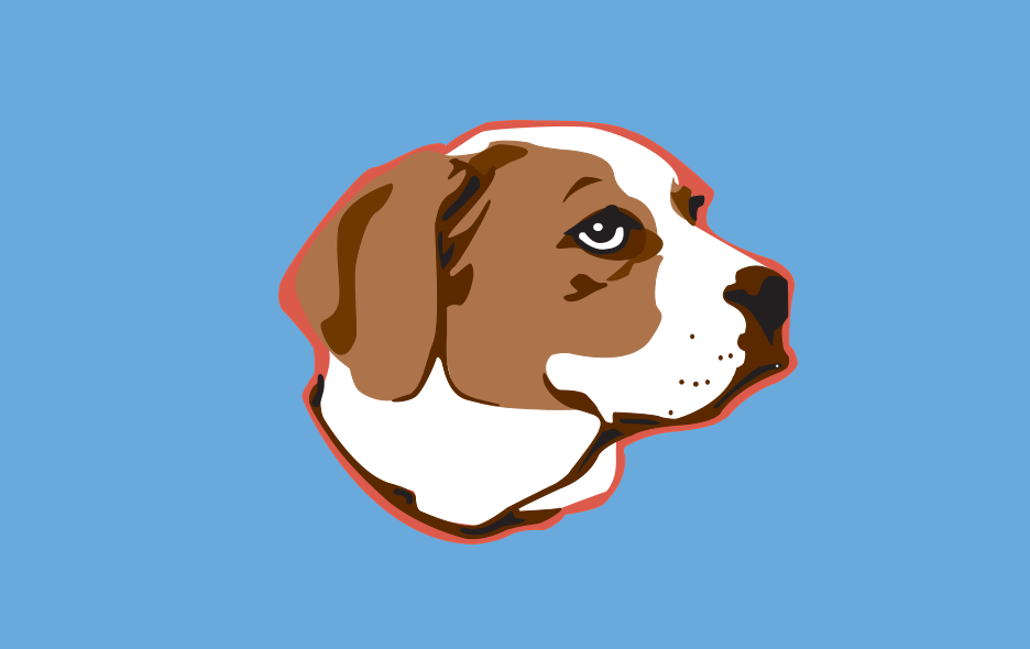 basketball bassett hounds bulldogs cartoon vector Clothing t-shirt mock up poster