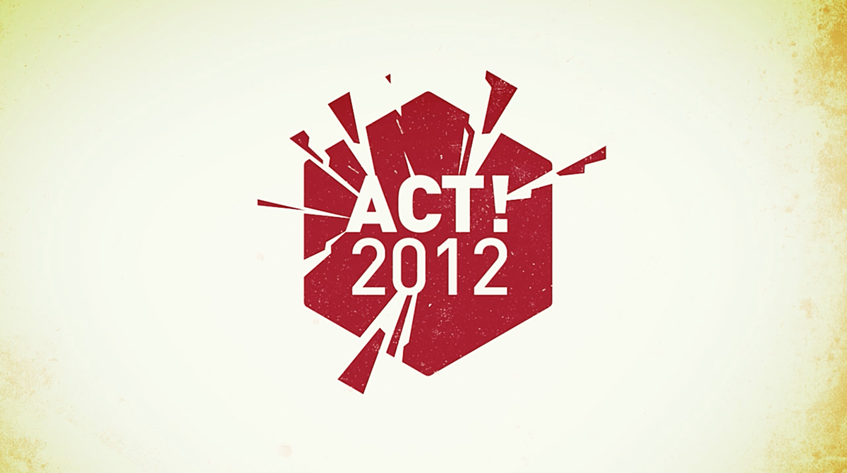act! act!2012 Barcelona Consensus animacion Gráficos animados  diseño