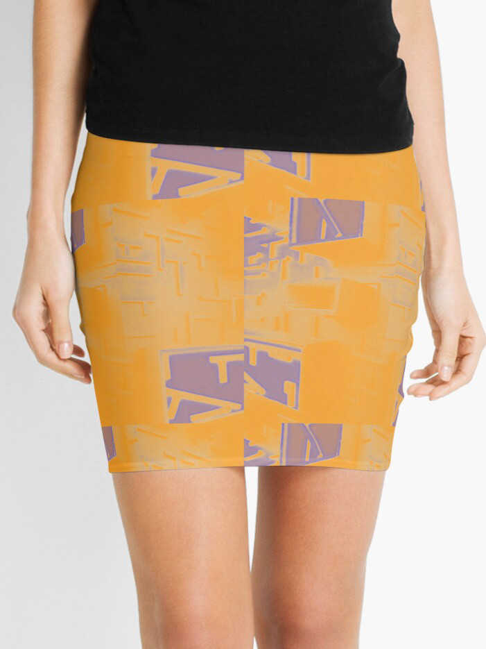 minimalist abstract Surface Pattern orange pattern Art abstrait  Moderne imprimé épuré dessin numérique 