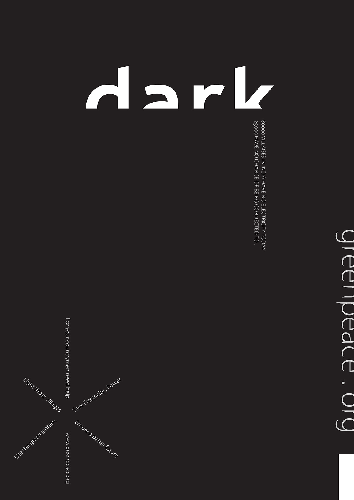 graphic dark poster design organic