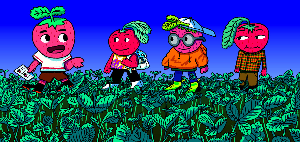 strawberry Intercom Plant Fruit Fashion 
