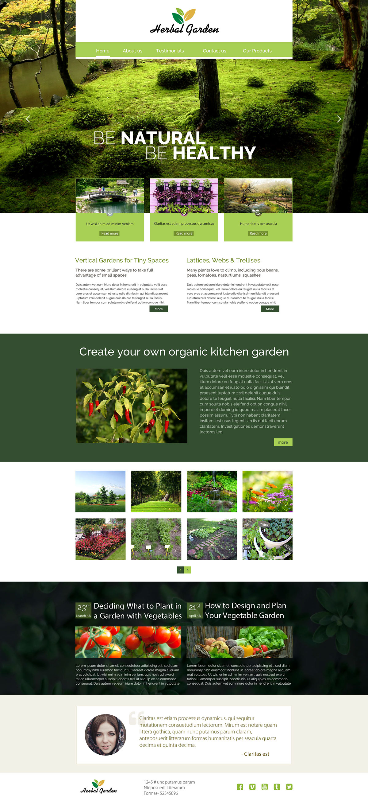 herbal herbalgarden garden green datta3 Kitchengarden soil ResponsiveWeb Website uidesign uxdesign