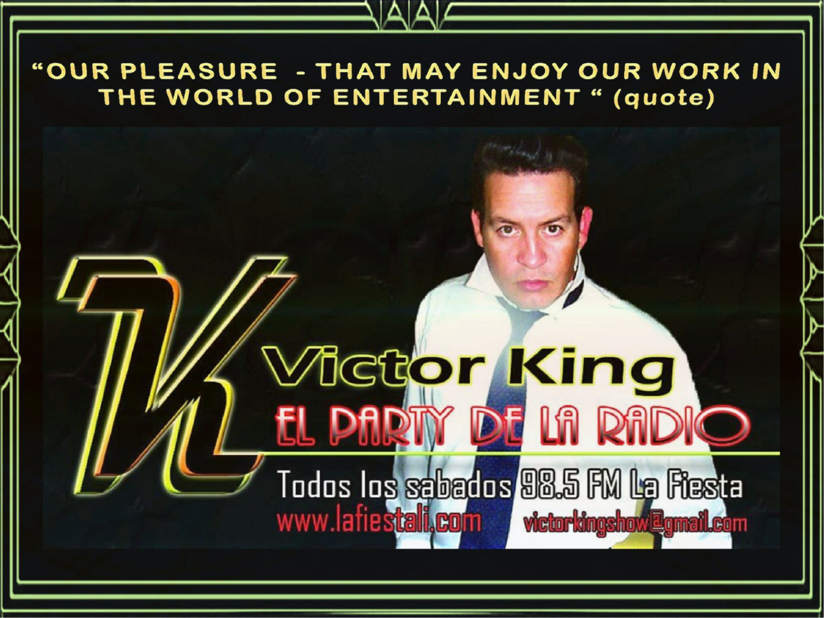 VICTOR KING fiesta internetradio Latin Music salsa Composer poet Innovative usa New York DOMENICAN Republic SPANISH AND german language
