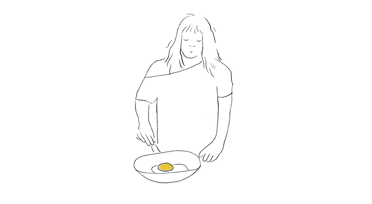 breakfast cooking digital Eating  egg Food  ILLUSTRATION  recipe