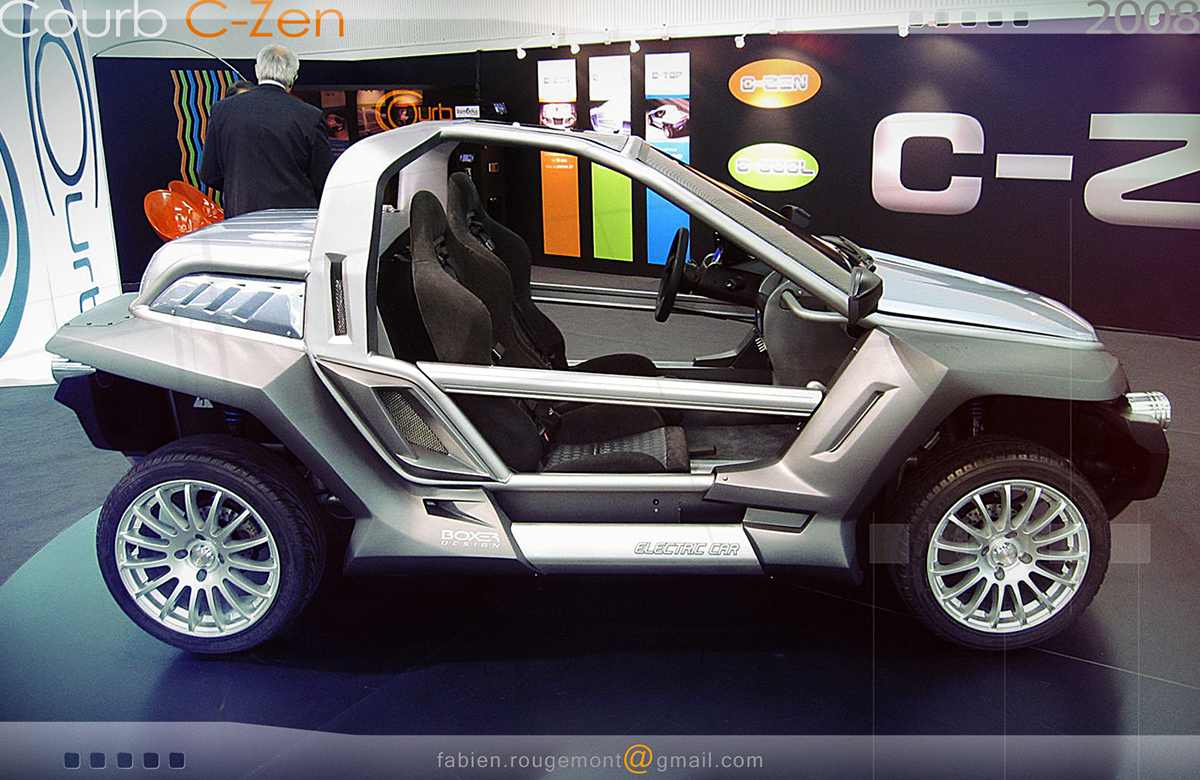 Adobe Portfolio Courb C-zen  boxer design Electric Car buggy leisure vehicle