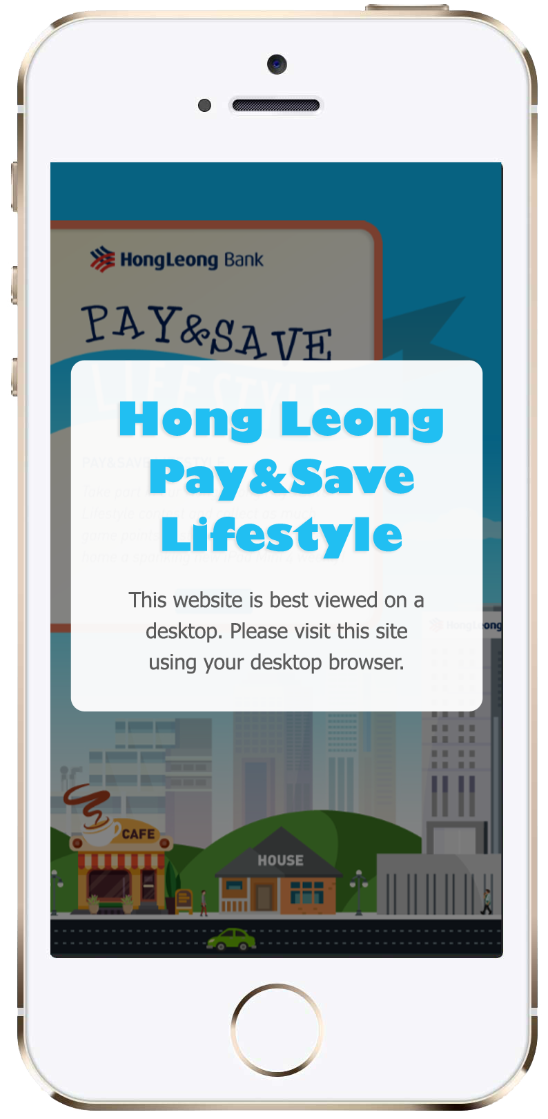 HLB banking microsite webgame hongleongbank creditcard vector design vector game