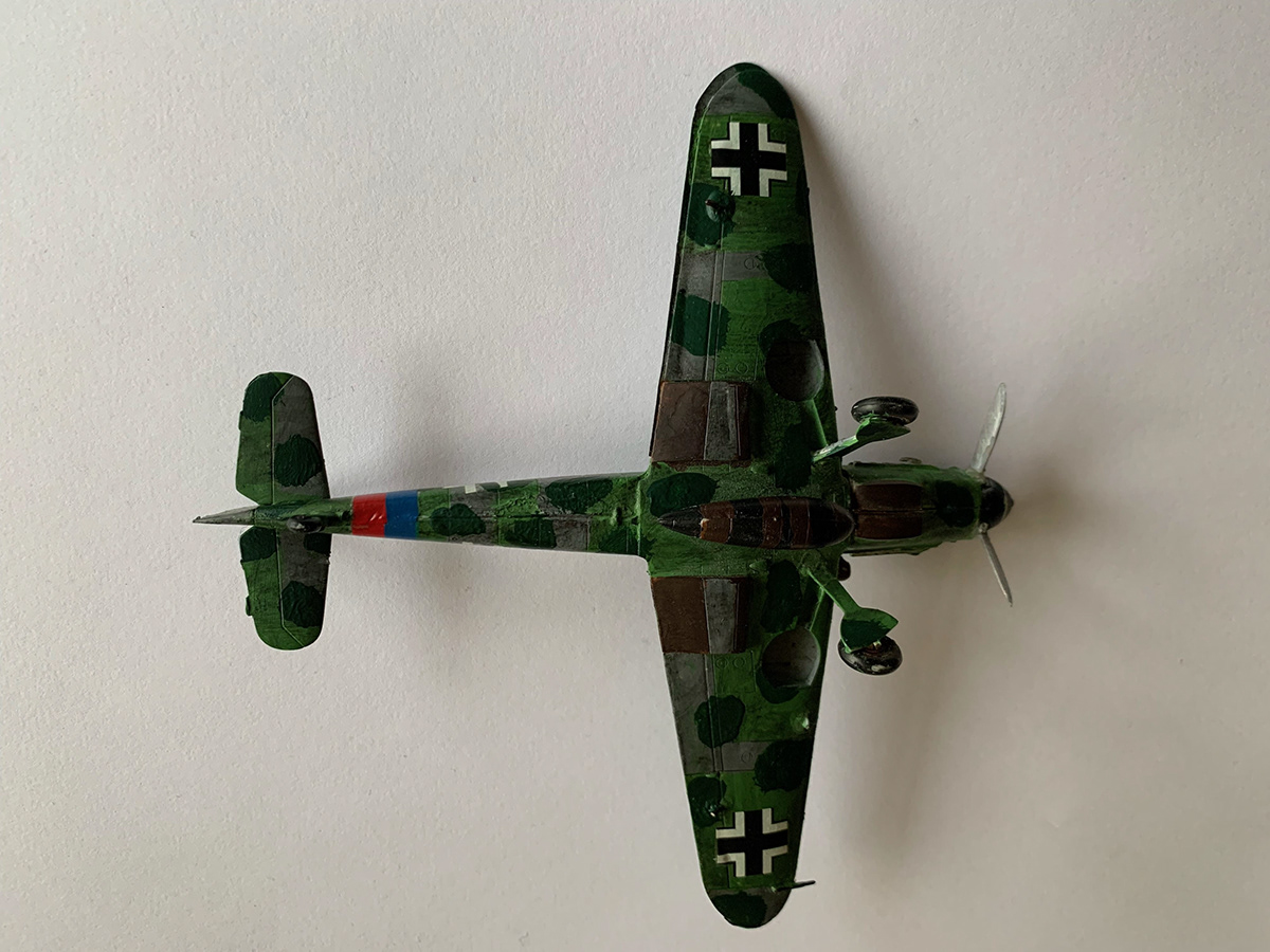 craft gluing Hobby messerschmitt Miniature model model plane painting   replica ww2