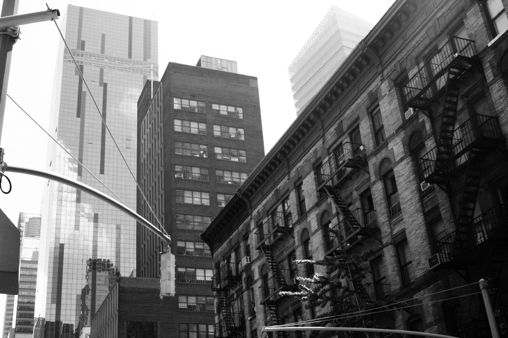 New York Street Urban Travel usa america Manhatten black and White monochrome