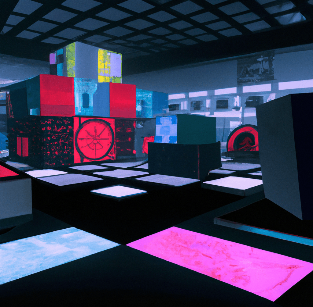 conceptual art cyber design future ILLUSTRATION  metaverse science fiction visual identity