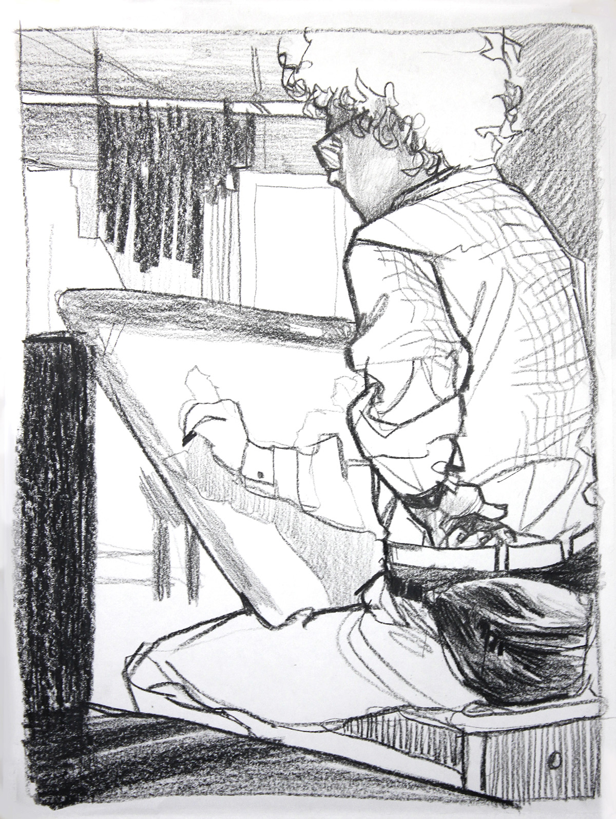 draw sketch sketches life drawing sva New York class dessin croquis Encre