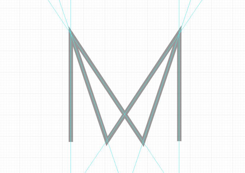 architect Minimalism geometric black White Web Responsive logo graphism modern pro clean simple