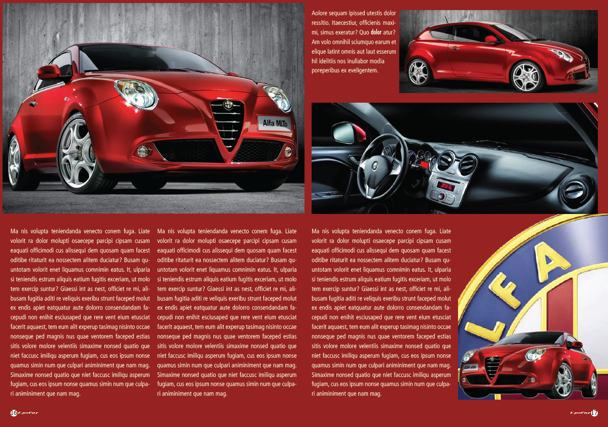 magazine car editorial