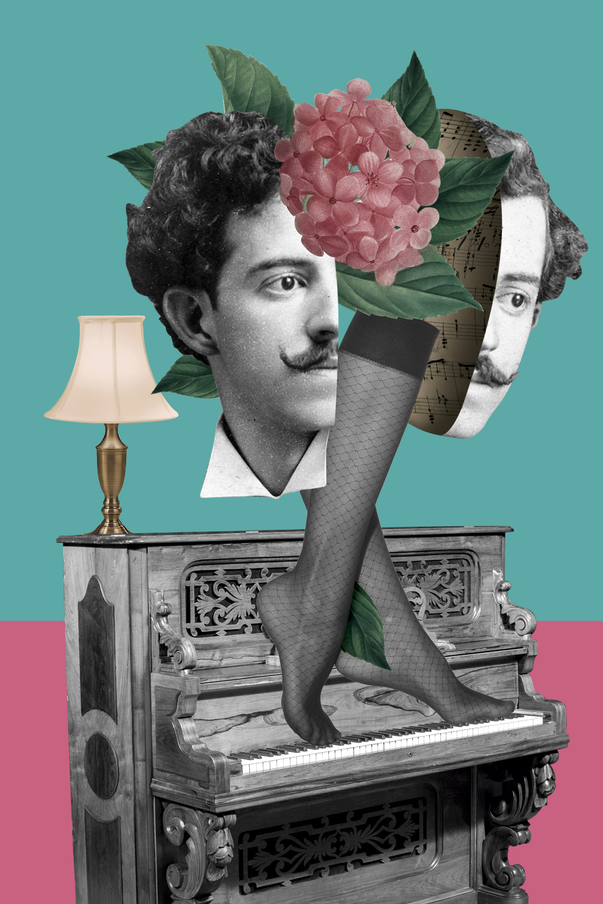 fesliberto hernández collage uruguay Digital Art  literatura