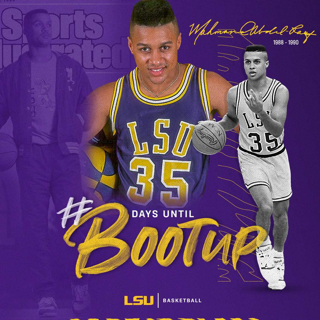 LSU basketball Sports Design college athletics graphic design  digital design branding  SMSports