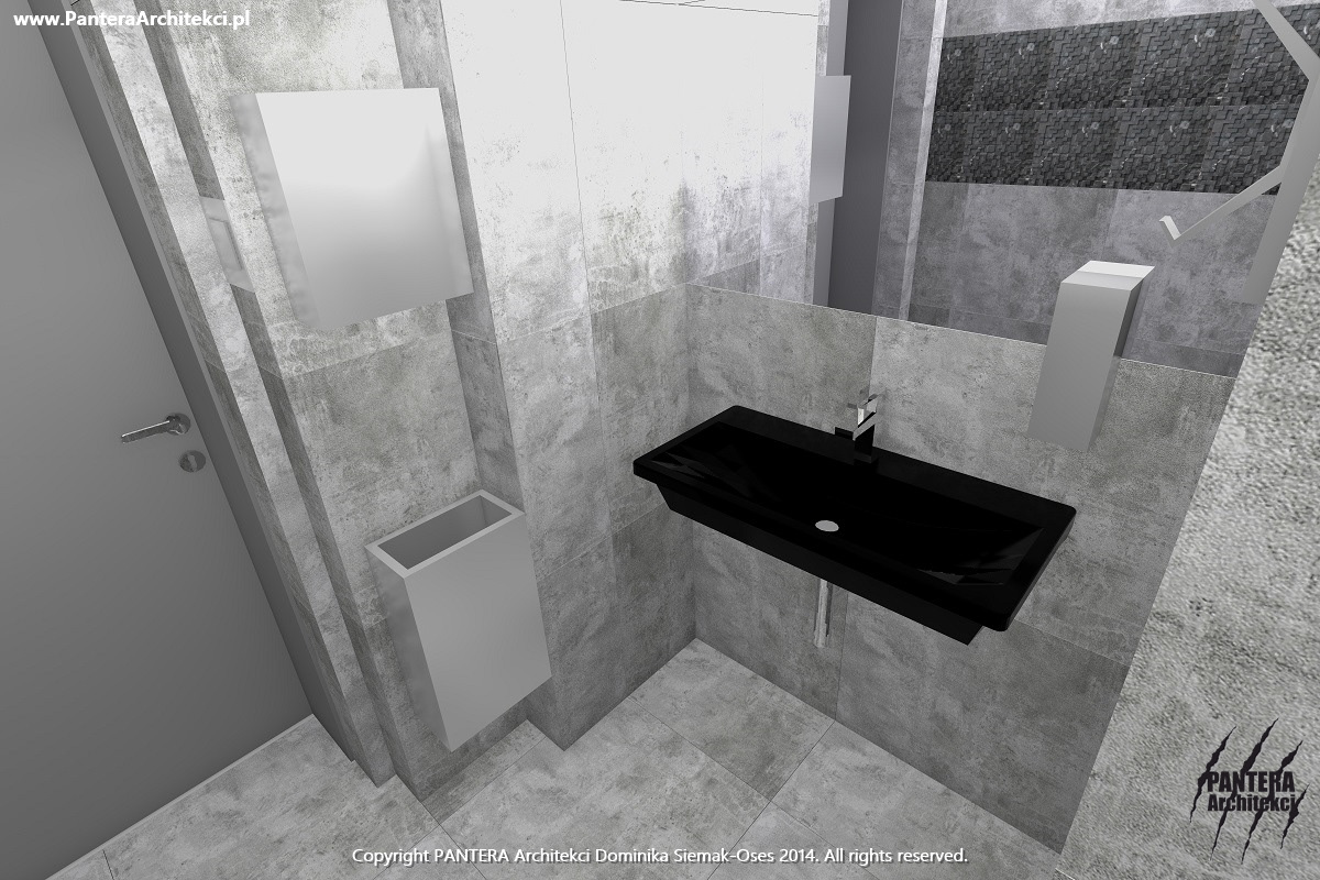 aranżacja łazienki dominika siemak oses hotel interior design  public toilet toaleta