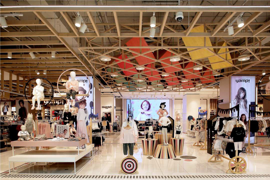 architecture Retail design Retail interior design  design Fashion  glamour store color Technology