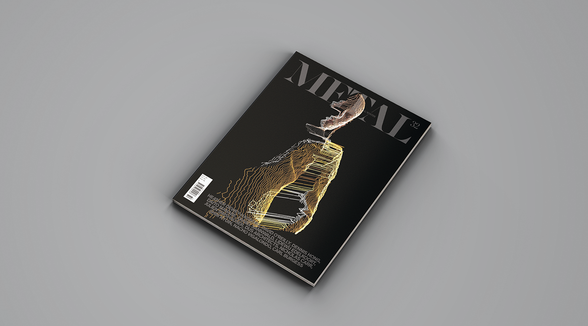3D magazine model girl guy abstract cover wireframe kenzo issey miyake gucci