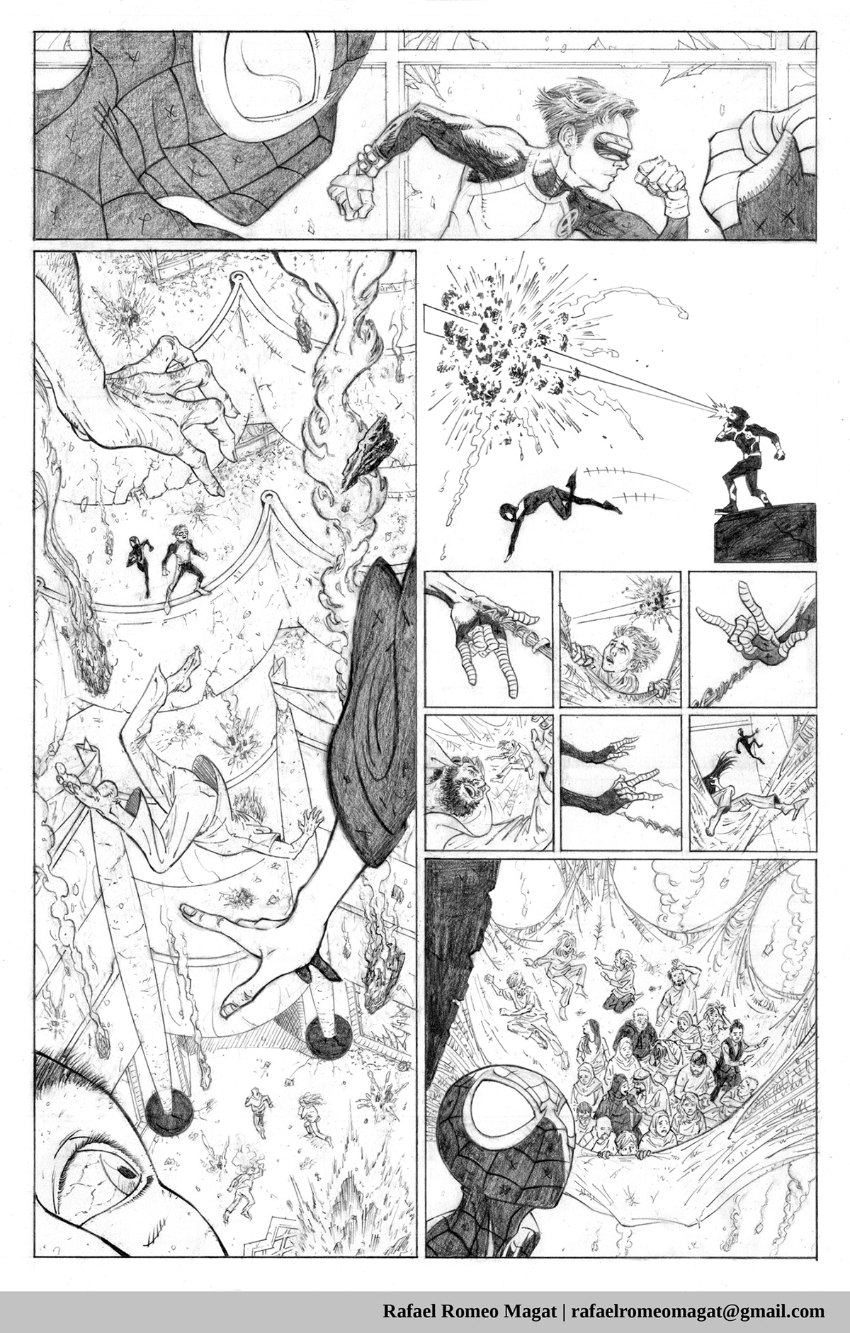 marvel marvel comics comic books Comic book samples Comic Book Art The Vision spider-man cyclops marvel's champions