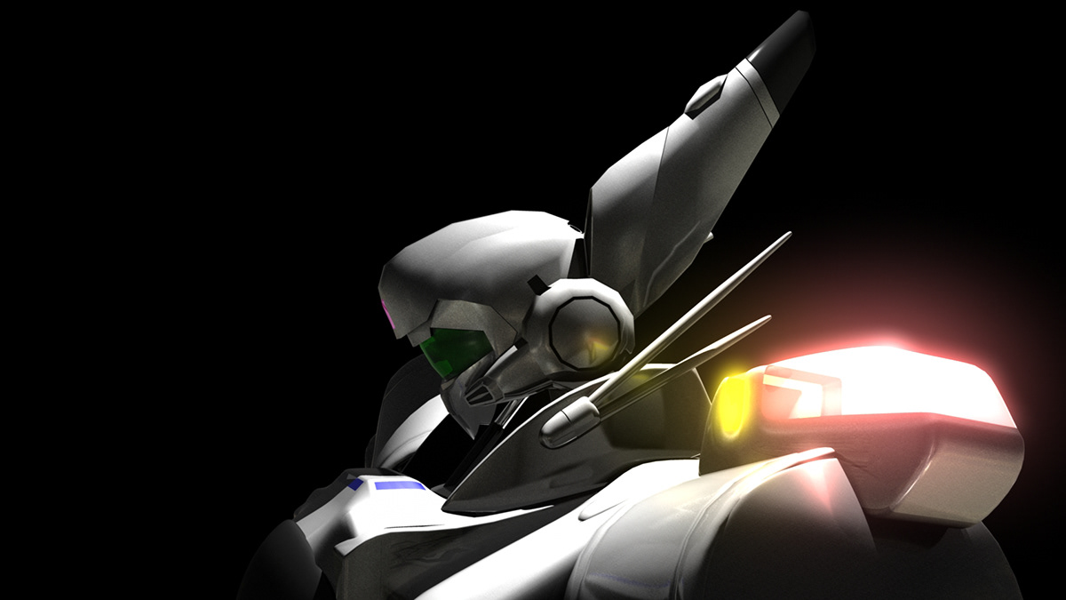 Ingram  Patlabor AV-98 mecha robot anime 3D model