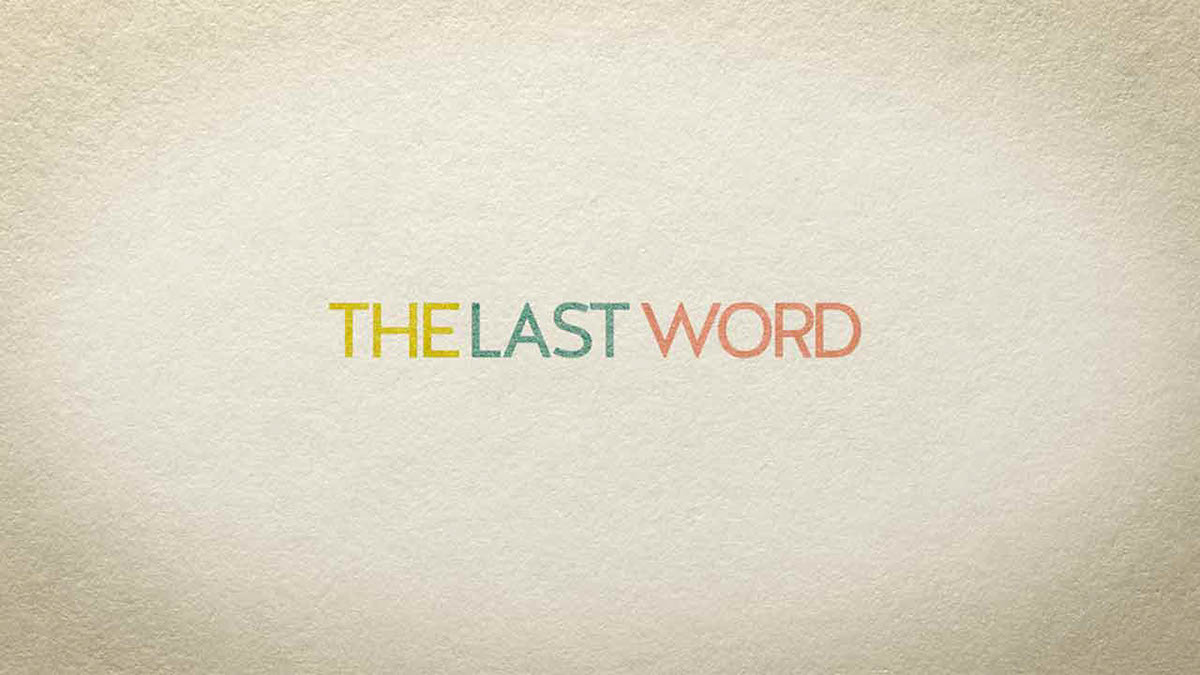 shirley maclaine the last word trailer graphics logo animation 