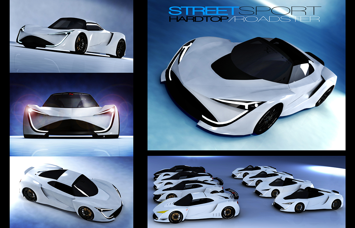 norbert hajdu GrabCad challenge challenge automotive   supercar racecar design car cad 3D STUDIO MAX rendering