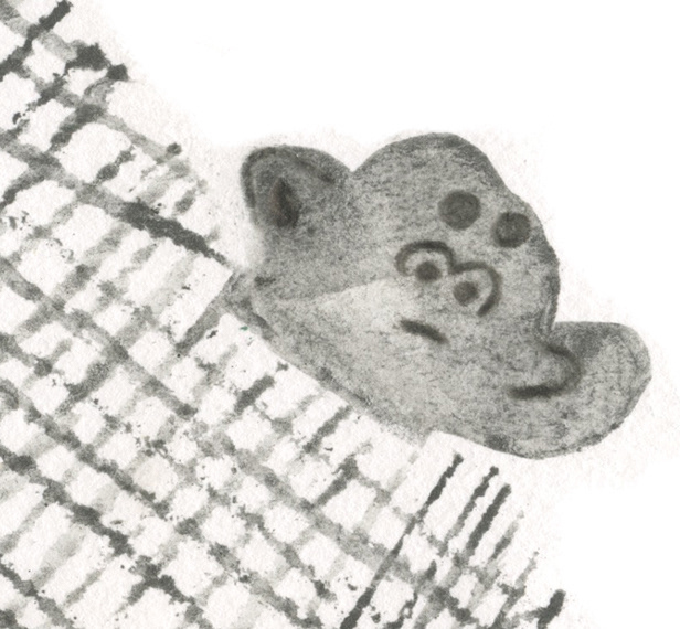 graphite monotipe ink ILLUSTRATION  leporello mountains monkey Flies texture traditional