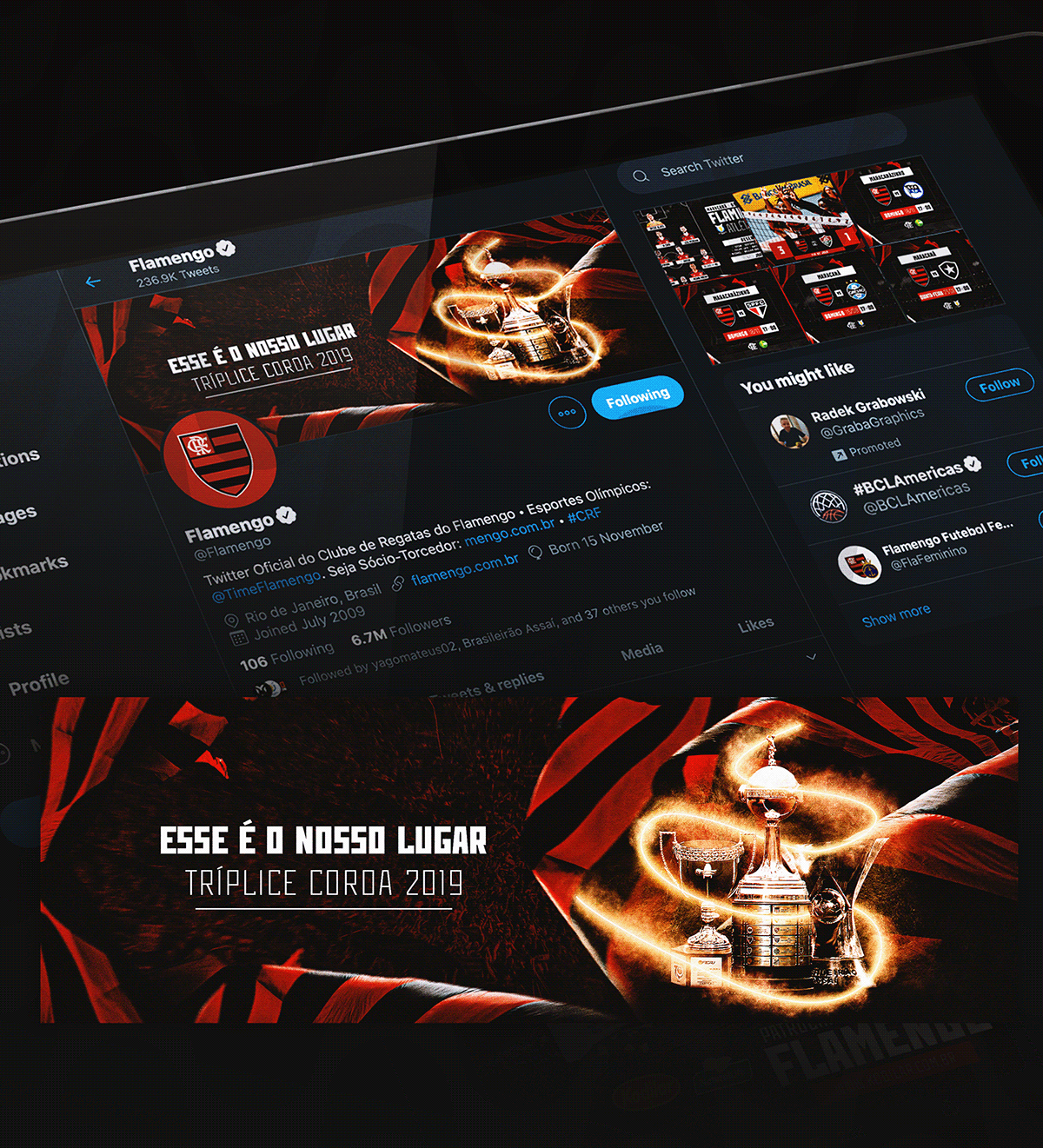 brand branding  design flamengo marketing   SMSports social media sport